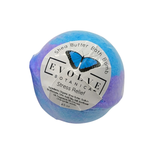 Bath Bomb - Stress Relief - Blessings Grow Meadows -