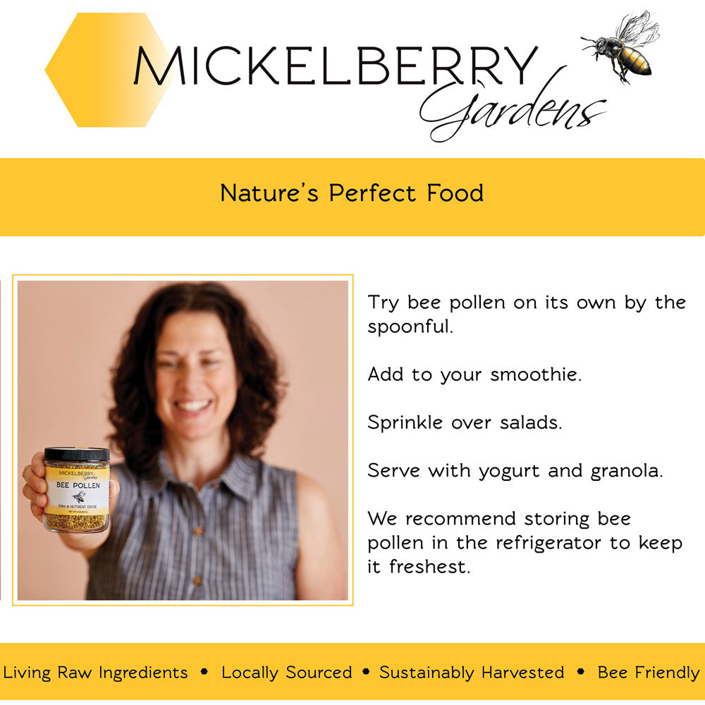 Bee Pollen - Mickelberry Gardens ~ Blessings Grow Meadows