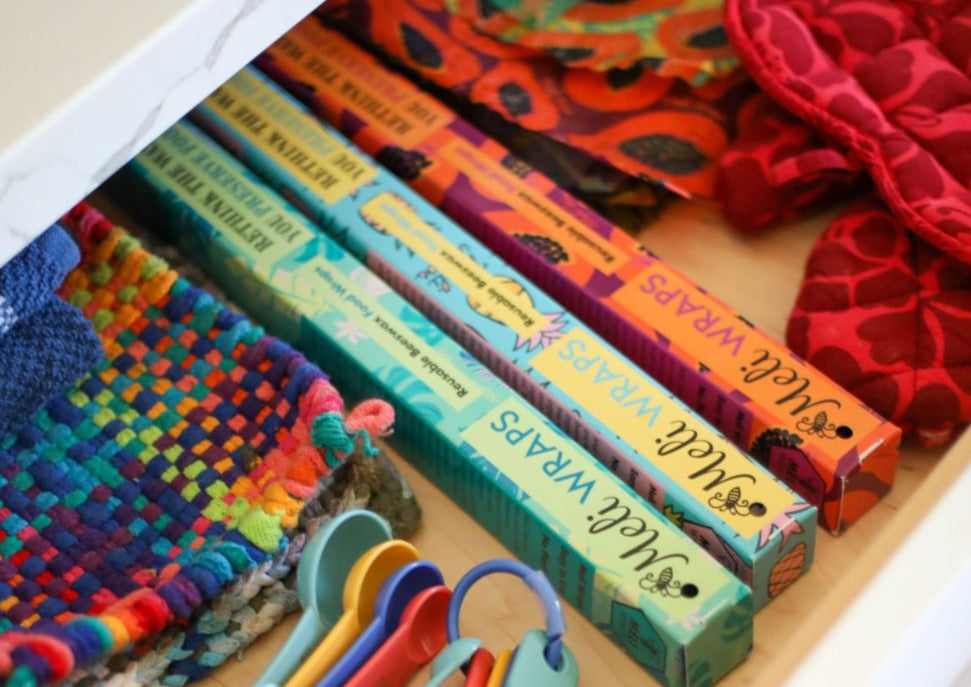 Beeswax Wrap Bulk Roll - Pineapple Print - Blessings Grow Meadows -