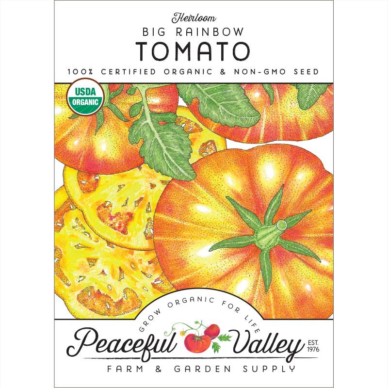 Big Rainbow Tomato Seeds (Organic) - Blessings Grow Meadows