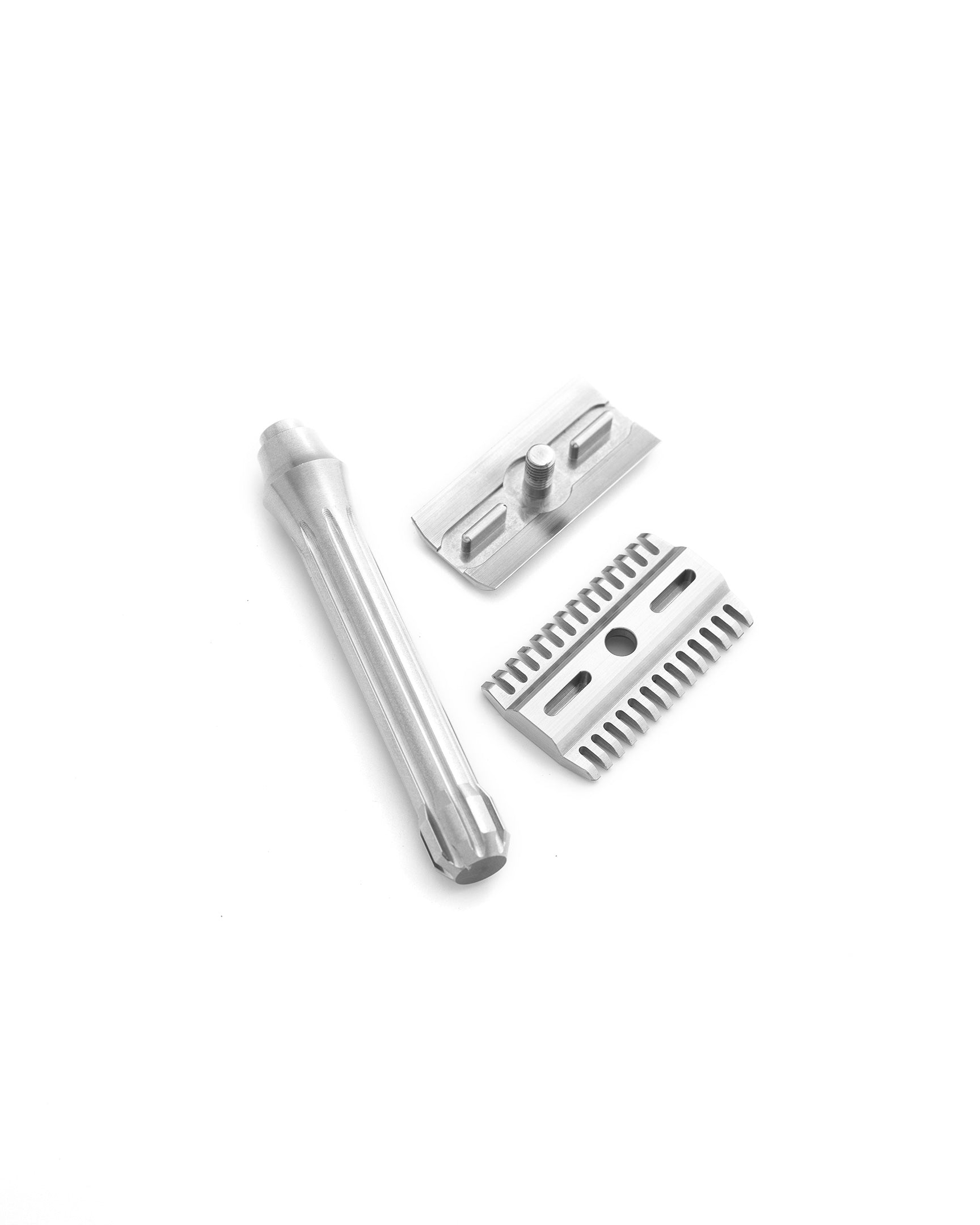 Blackland Razors Blackbird safety razor with a sleek black handle and polished head, designed for a close, smooth shave.