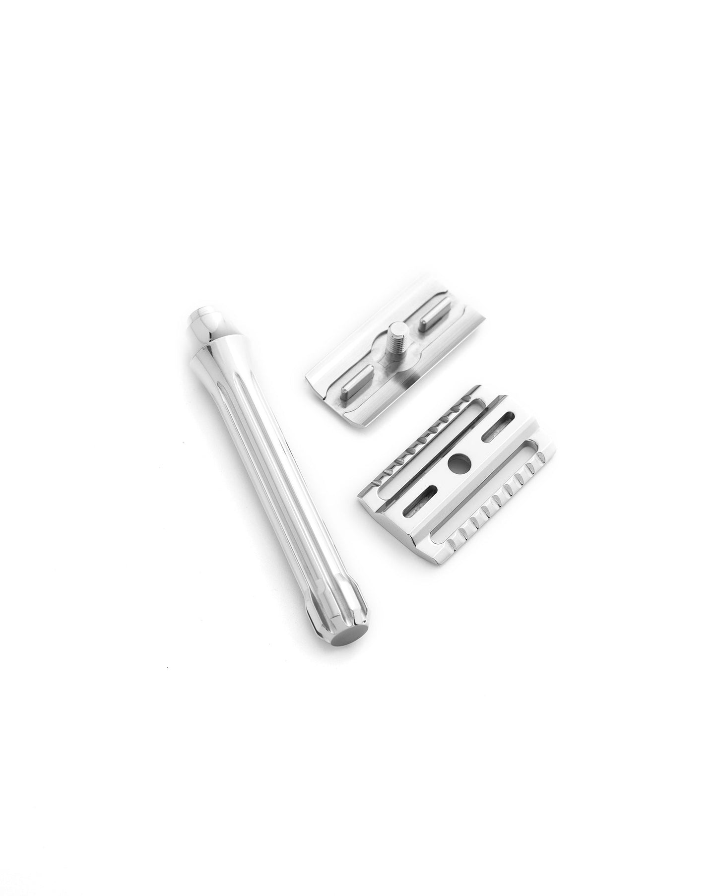 Blackland Razors Blackbird safety razor with a sleek black finish, featuring a textured handle and polished head for a close shave.