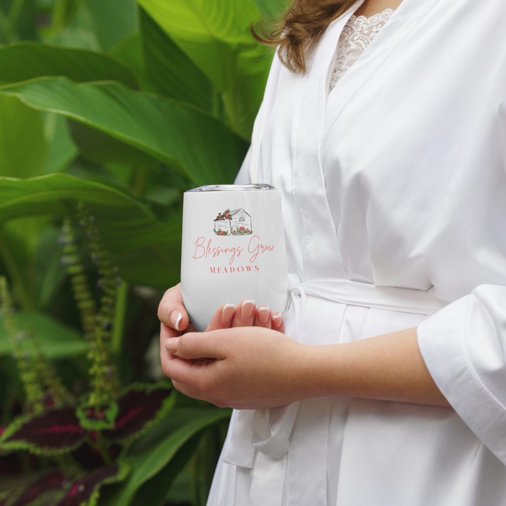 Blessings Grow Meadows Logo Tumbler - Blessings Grow Meadows