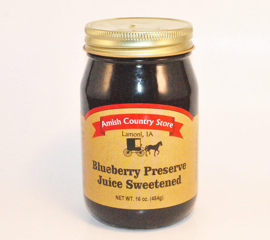 Blueberry Preserve Juice Sweetened 16 oz