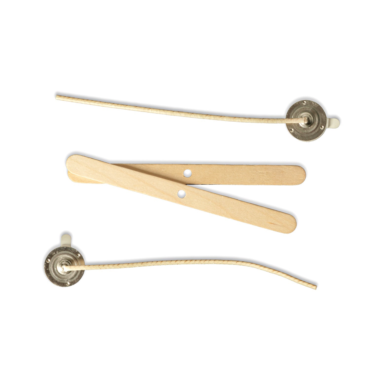 Bluecorn Candles Aromática scented candle refill kit with wax and wicks inside a box for easy reloading.