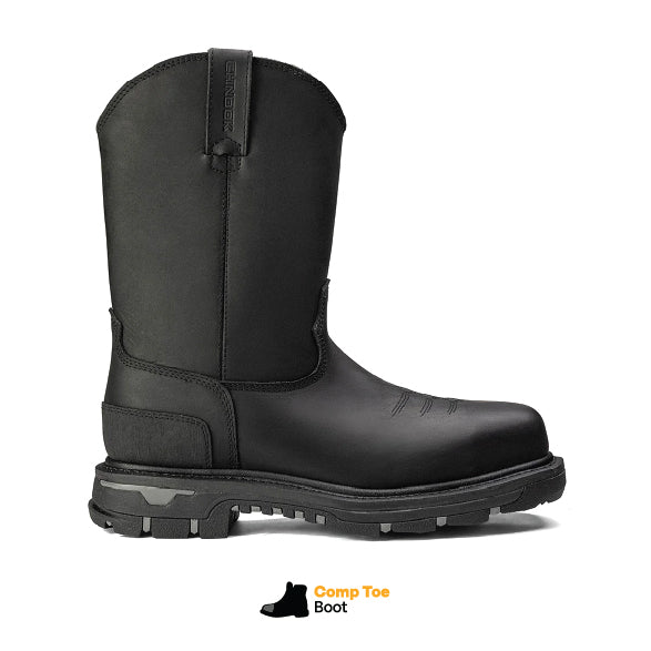 Boss 11” Western Composite Toe Leather Work Boot - Blessings Grow Meadows