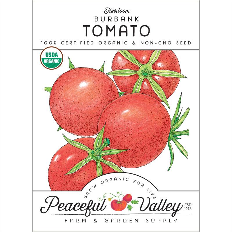 Burbank Tomato Seeds (Organic) - Blessings Grow Meadows