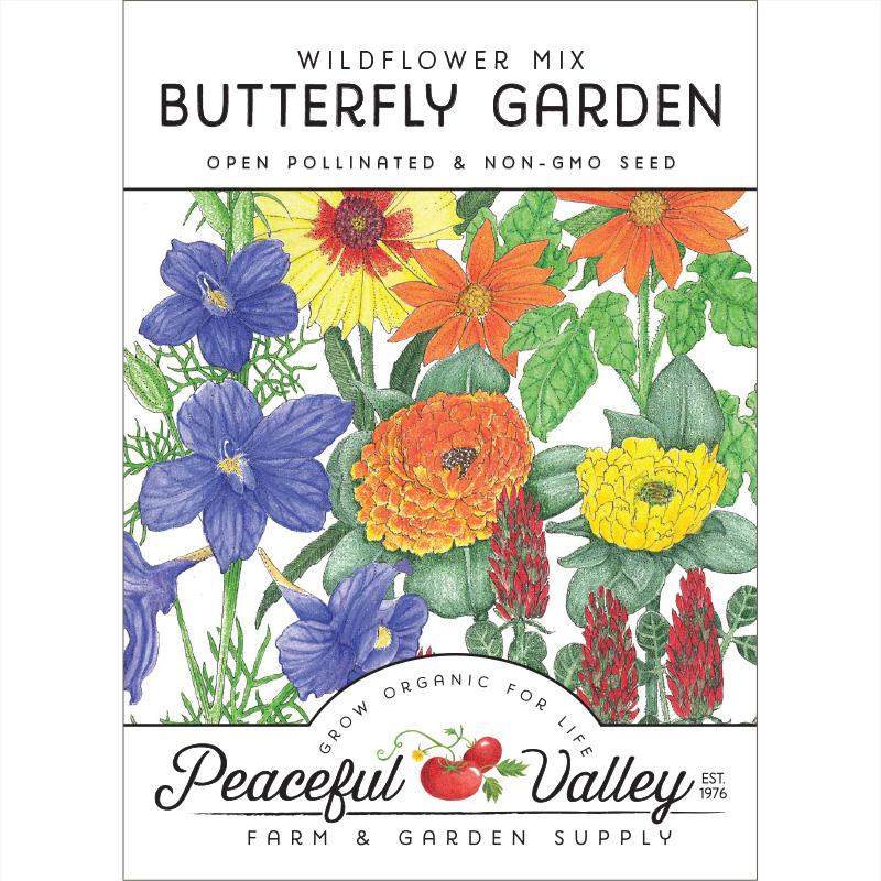 Butterfly Garden Wildflower Mix (pack) - Blessings Grow Meadows