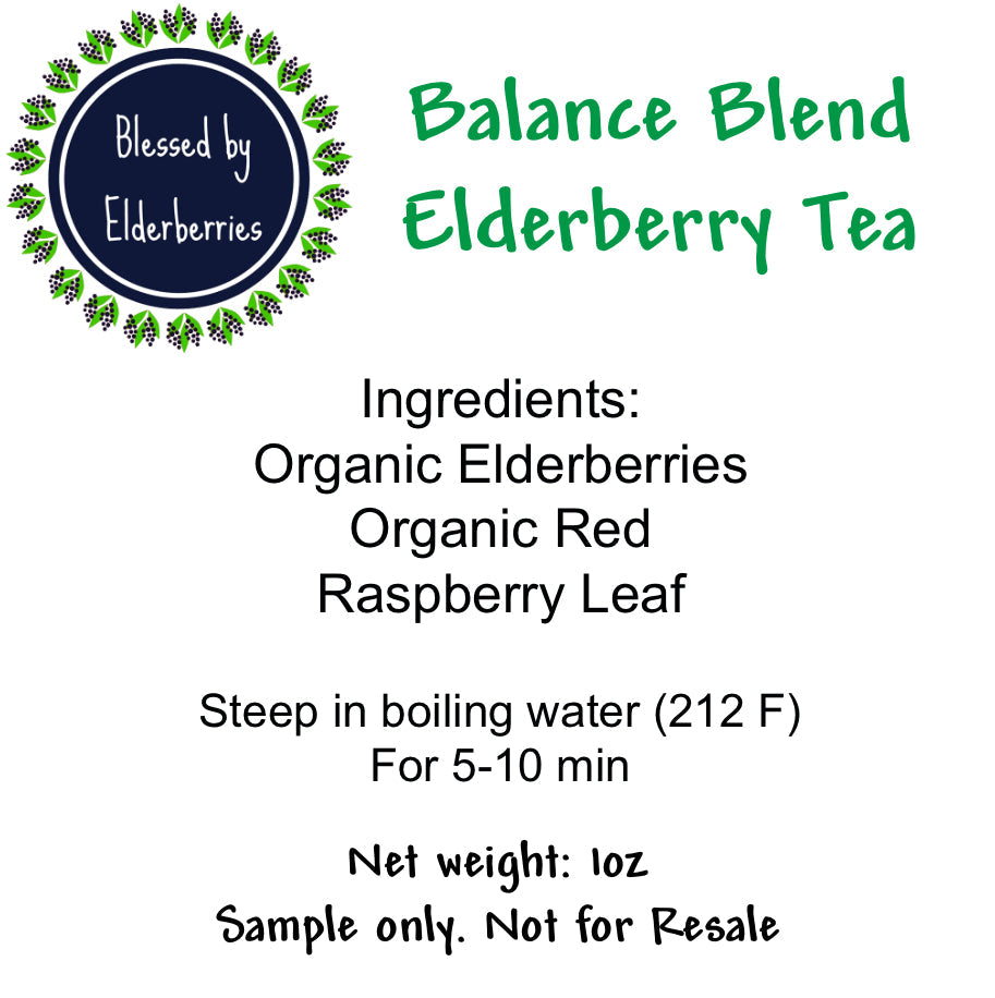 Tea Lovers Sampler Bundle - Blessed by Elderberries ~ Blessings Grow Meadows