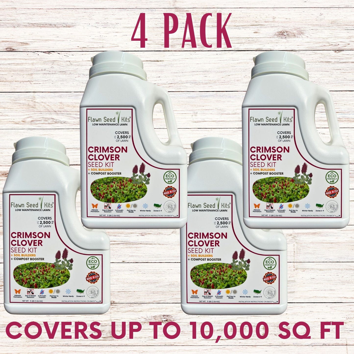 Crimson Clover Easy Spread Shaker - Blessings Grow Meadows