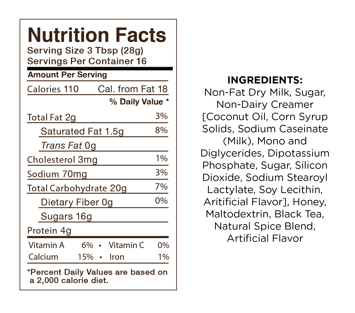 Vanilla Chai Tea - Blessings Grow Meadows