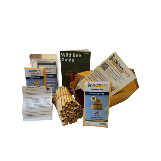 Cabana Bee House & Complete Kit with Bee Certificate - Blessings Grow Meadows