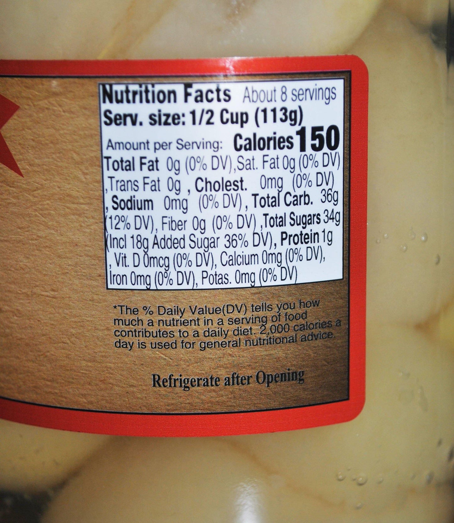 Bartlett Pears 32 oz