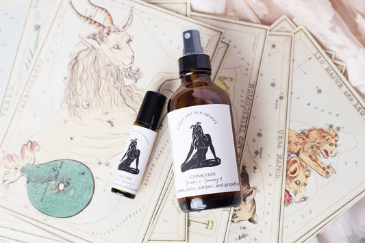 Capricorn Aromatherapy Spray and Roller Set - Blessings Grow Meadows -