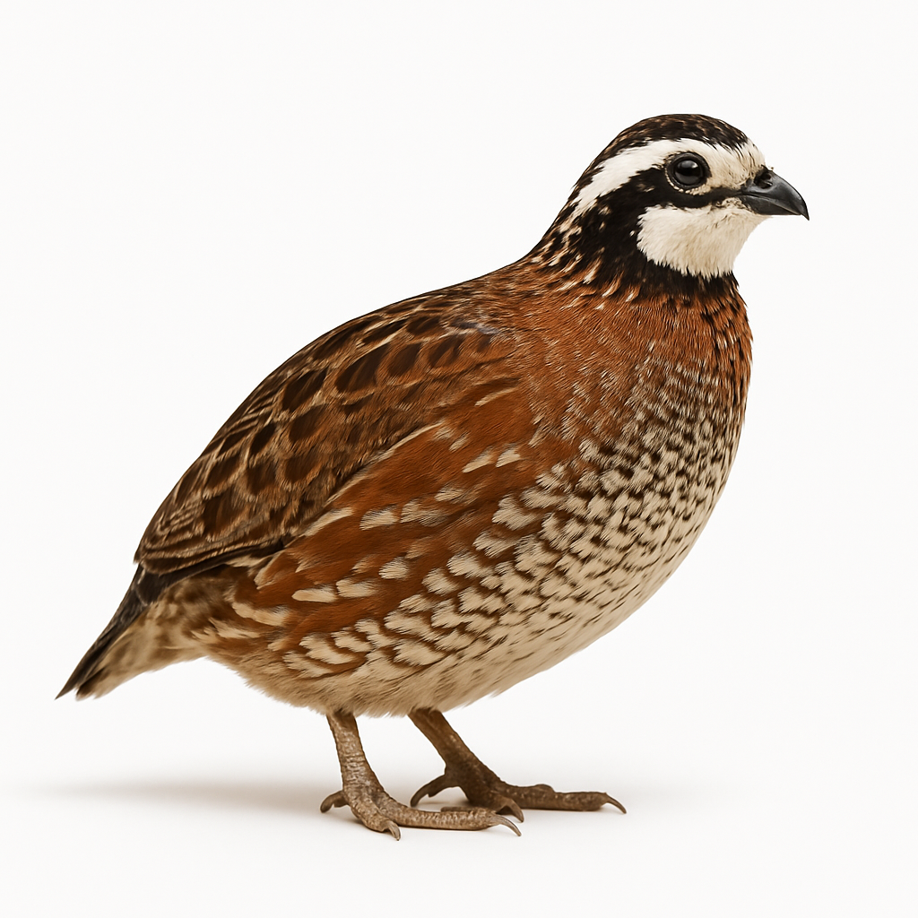 Georgia Giant Quail Hatching Eggs from Quailz.com showing a cluster of fertile quail eggs on a white background