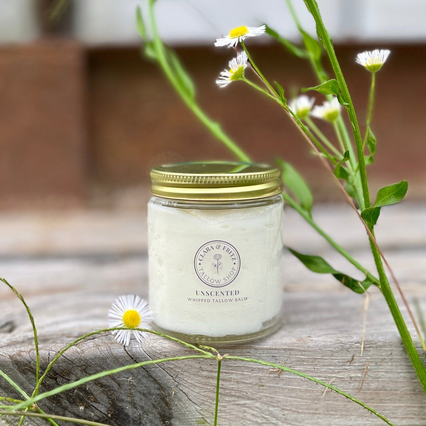 Unscented Whipped Tallow Balm - Blessings Grow Meadows