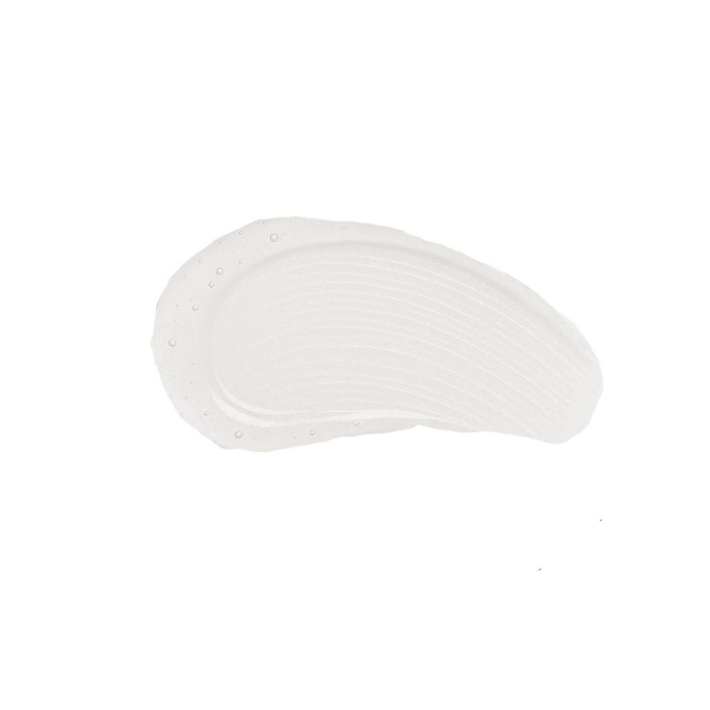 Clear brow gel swatch from Taylor Made Organics, showing the smooth, transparent formula for tinting and taming eyebrows.