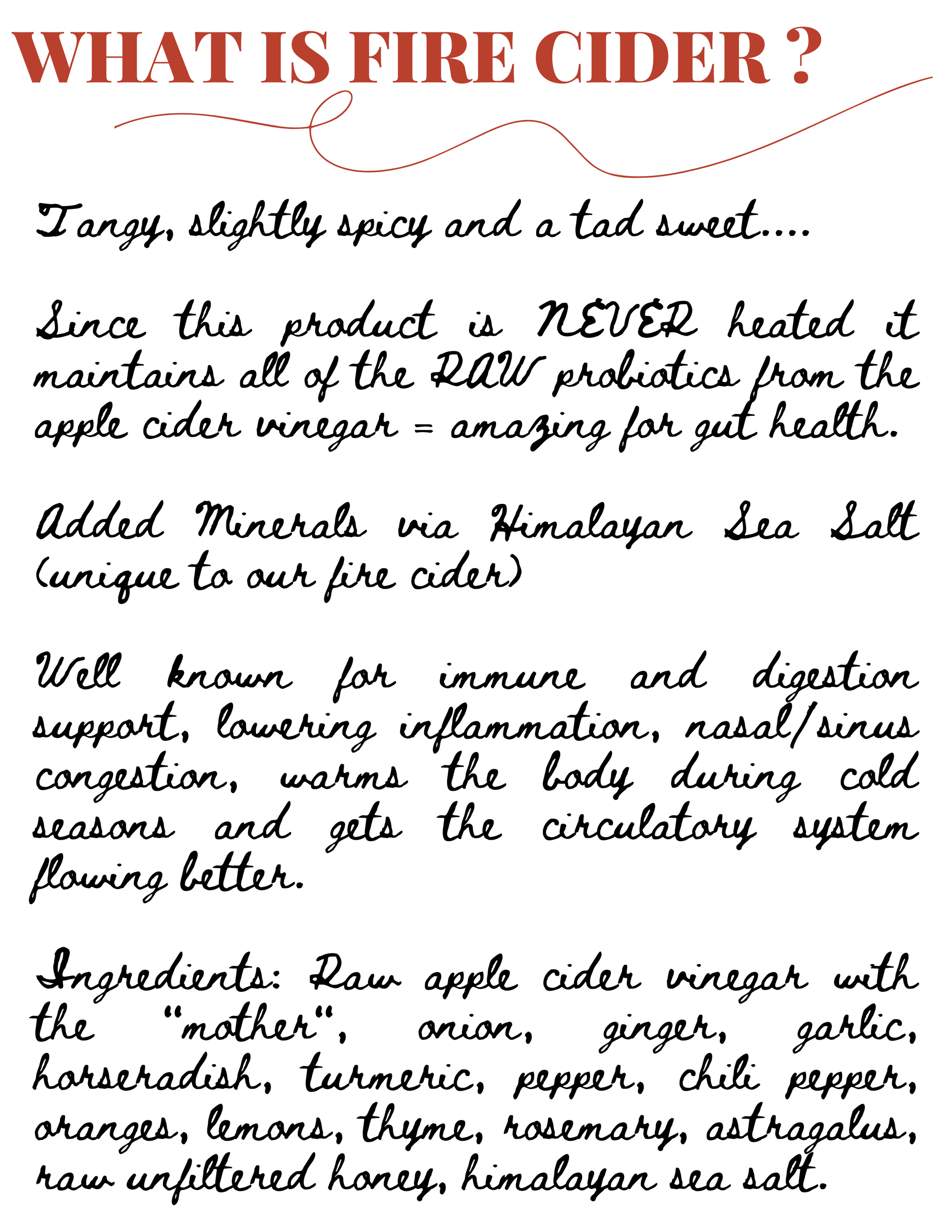 Fire Cider - Blessings Grow Meadows