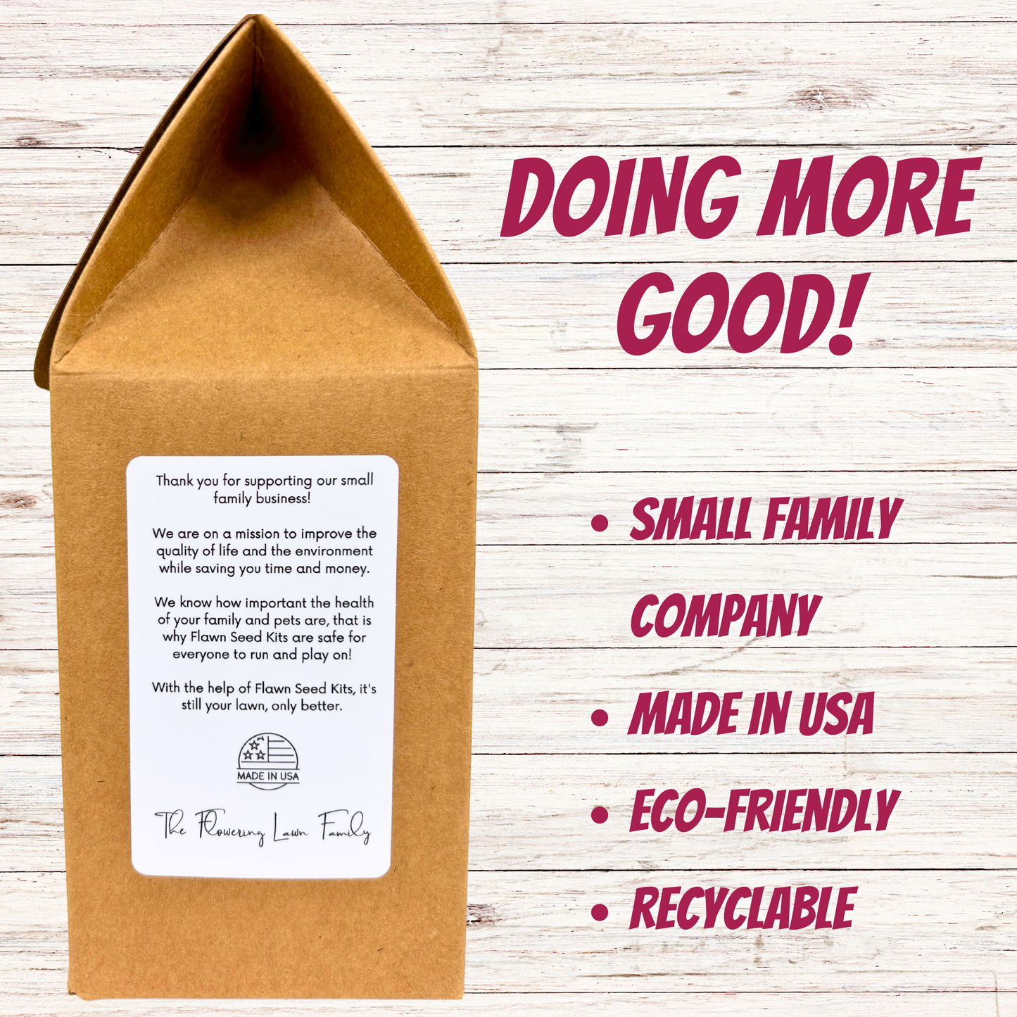 Crimson Clover Eco-Friendly Seeding Kit - Blessings Grow Meadows