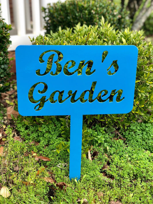 Custom Garden Stake Sign - Blessings Grow Meadows -