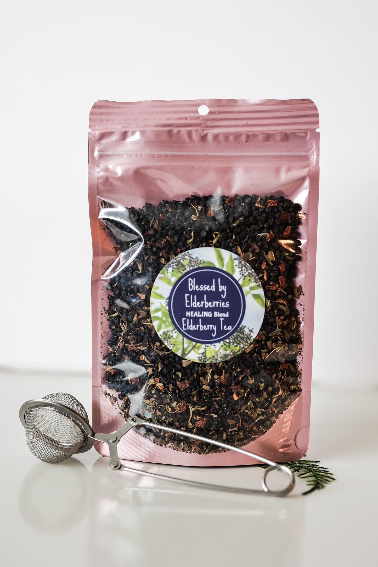Healing blend Elderberry tea - Blessed by Elderberries ~ Blessings Grow Meadows