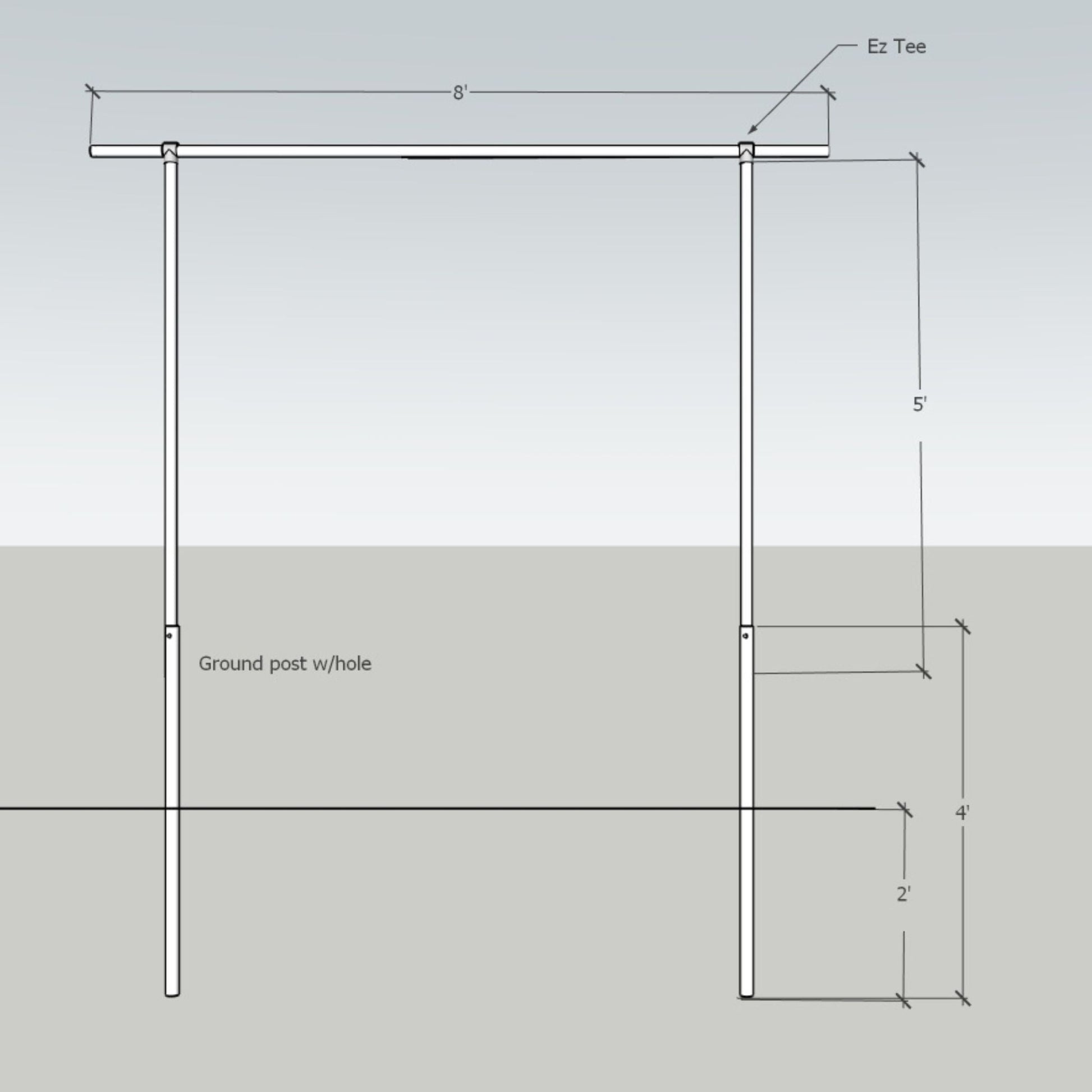 DIY Tomato Trellis | 1 3/8" Heavy Duty - Blessings Grow Meadows