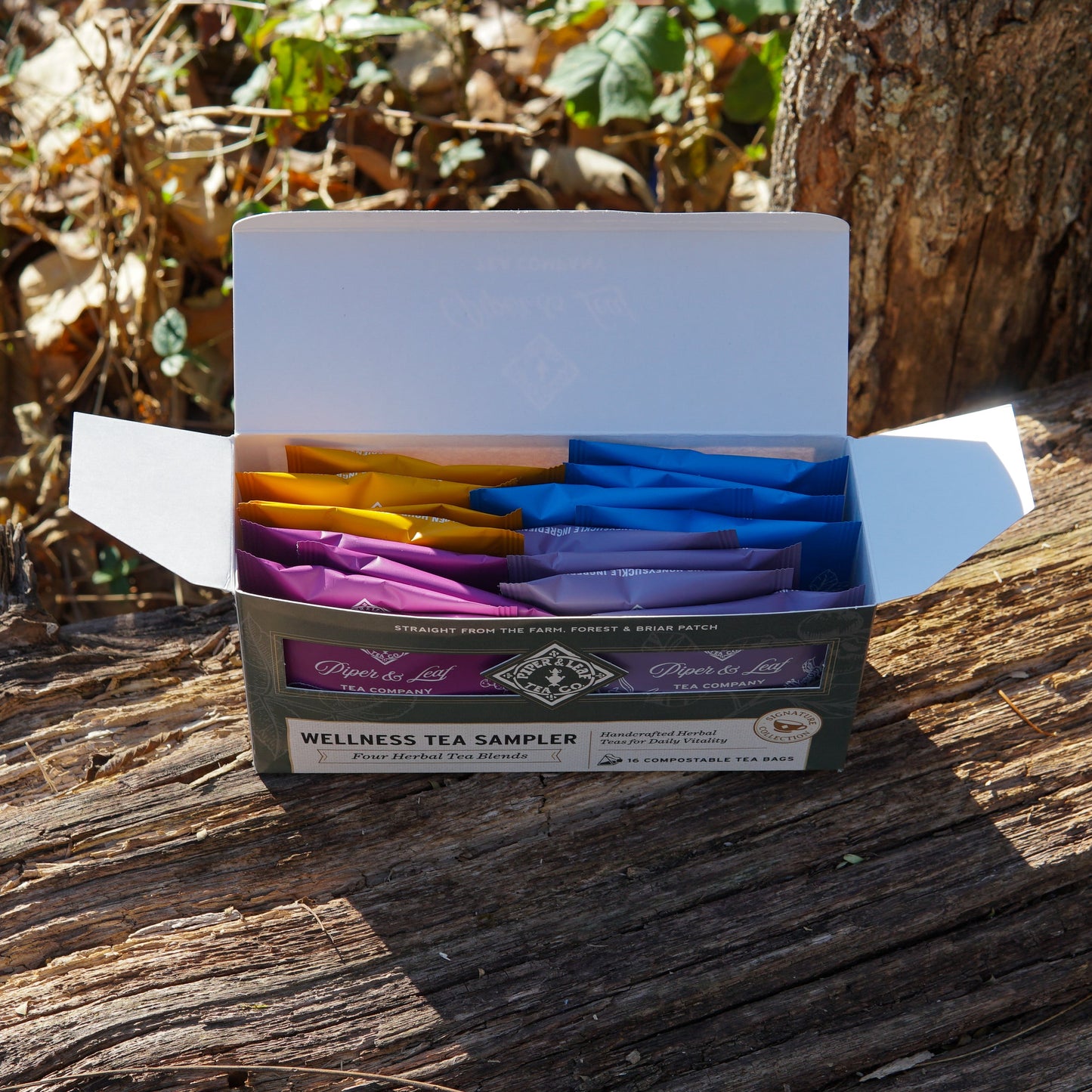 Wellness Tea Sampler - Box of 16 Tea Bags - Blessings Grow Meadows