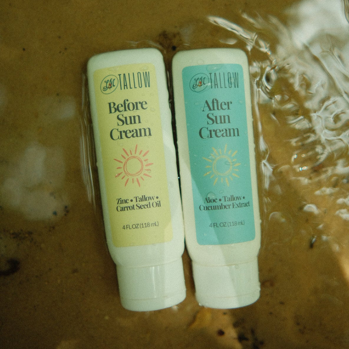 Tallow Sun Care Duo - Before & After Sun Cream - Blessings Grow Meadows