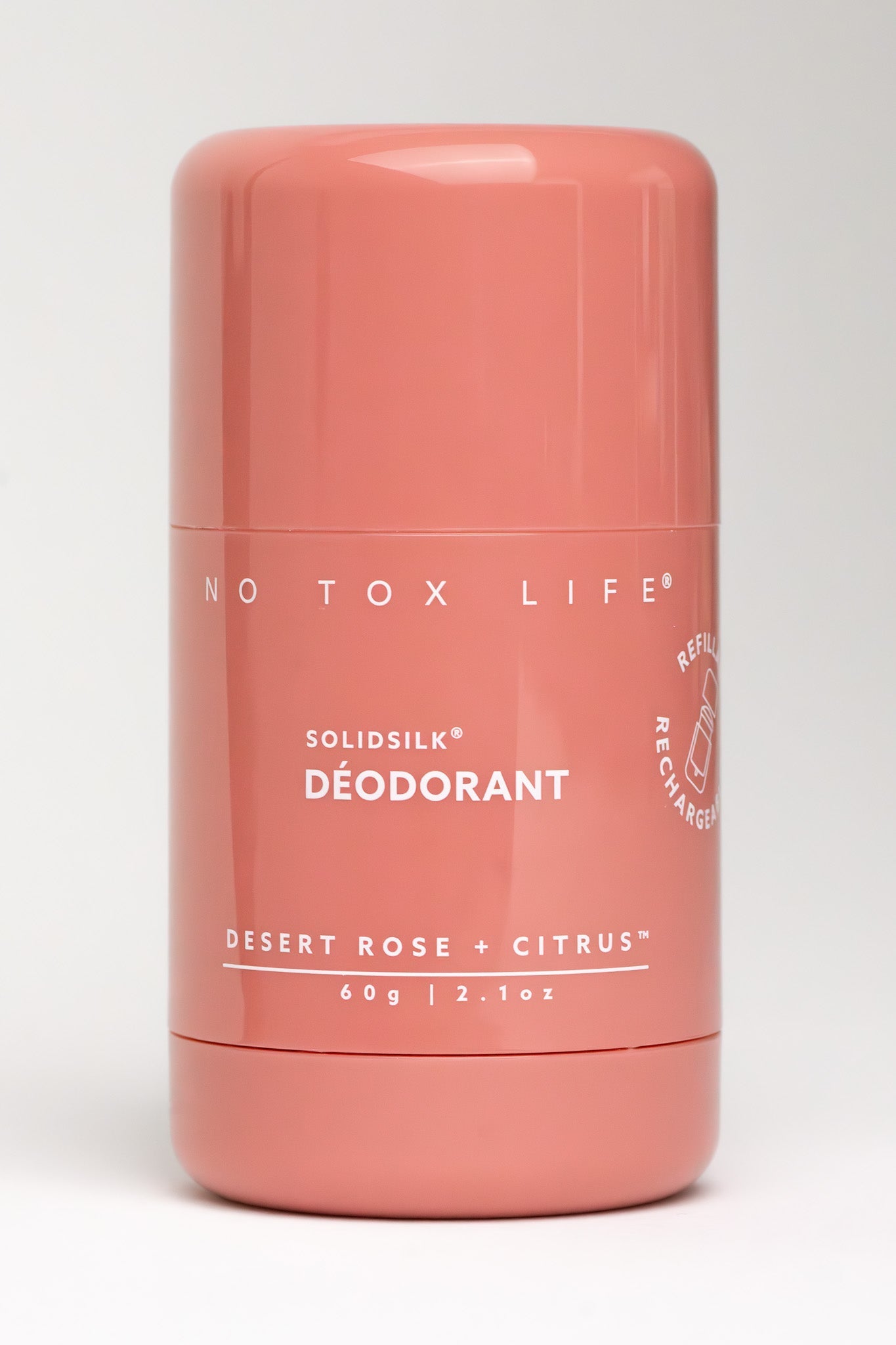 SOLIDSILK® Refillable Deodorant (Desert Rose + Citrus) - Extra Strength - No Tox Life® - Blessings Grow Meadows