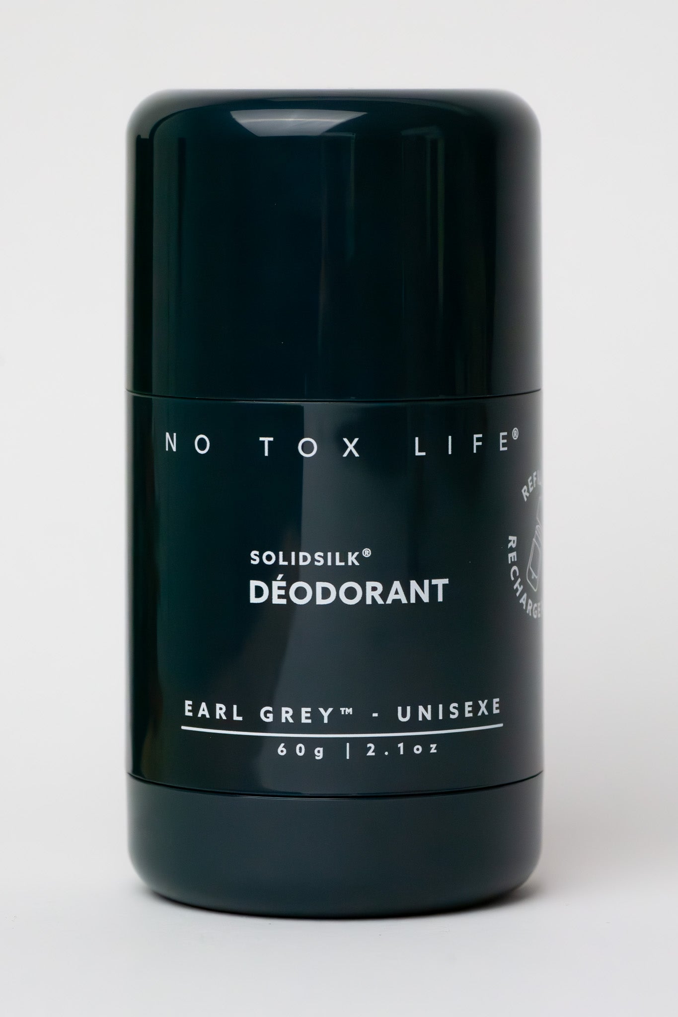 SOLIDSILK® Refillable Deodorant (Earl Grey) - Extra Strength - No Tox Life® - Blessings Grow Meadows