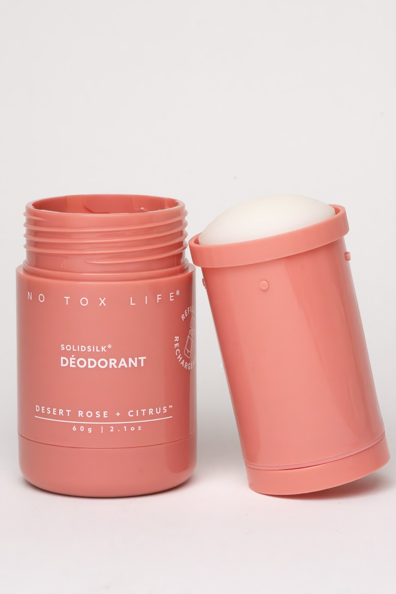 SOLIDSILK® Refillable Deodorant (Desert Rose + Citrus) - Extra Strength - No Tox Life® - Blessings Grow Meadows