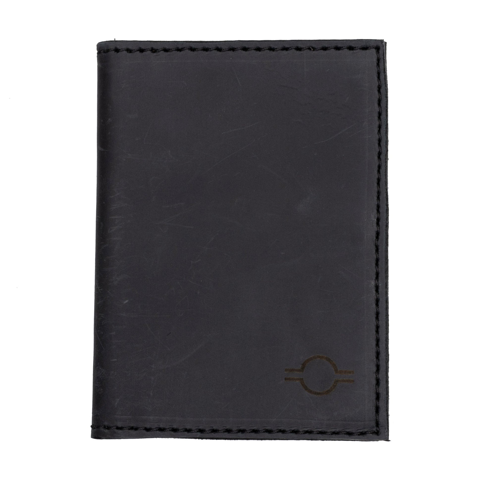 Custom passport wallet by Rebekah Scott Designs featuring a unique design with multiple card slots and a secure passport compartment.