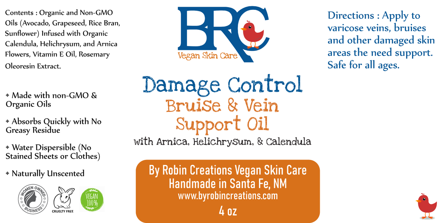 Damage Control - Bruise & Varicose Vein Support Oil - Our 2nd Best Selling Product! - Blessings Grow Meadows