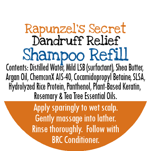Liquid Dandruff Relief Shampoo - Now in Biodegradable Pump Bottles! - Blessings Grow Meadows