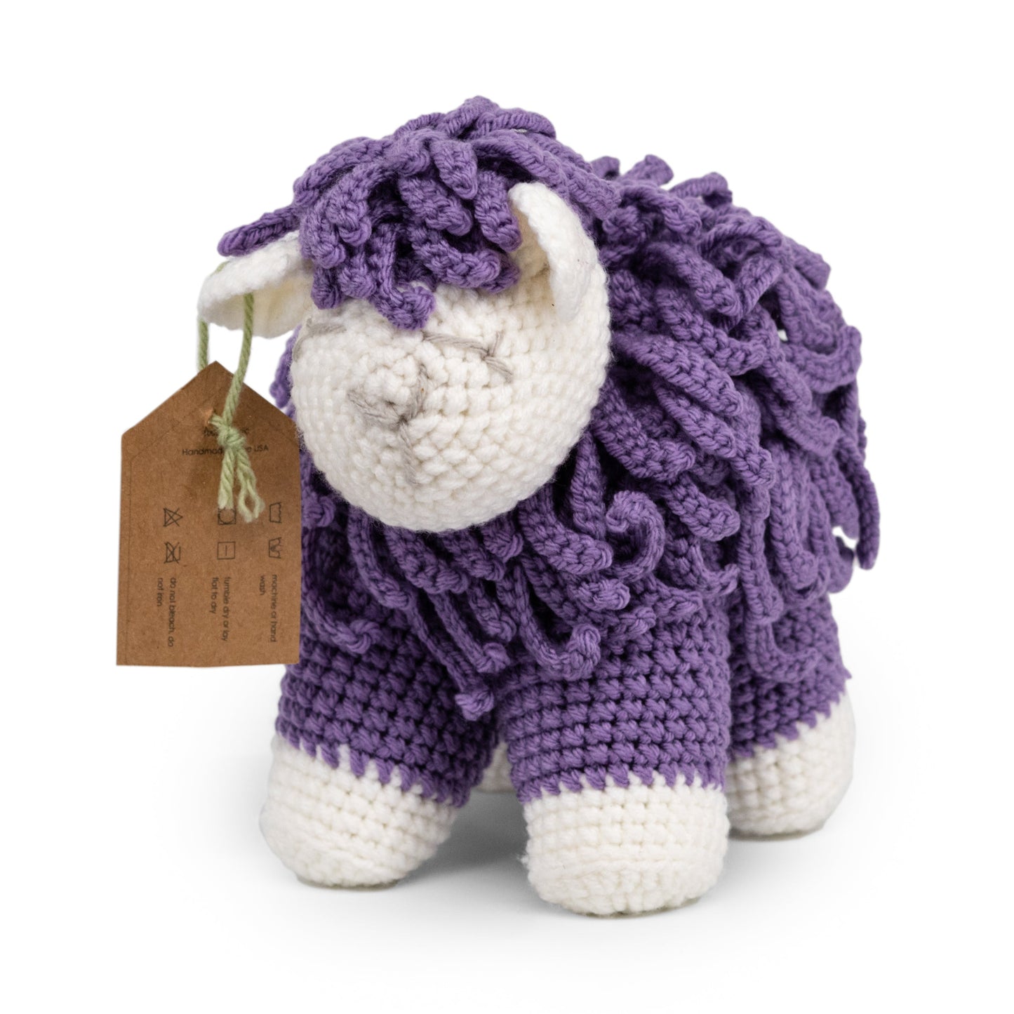 Crocheted Sheep Stuffed Animal | DiAnna Larson - BuyNebraska.com ~ Blessings Grow Meadows