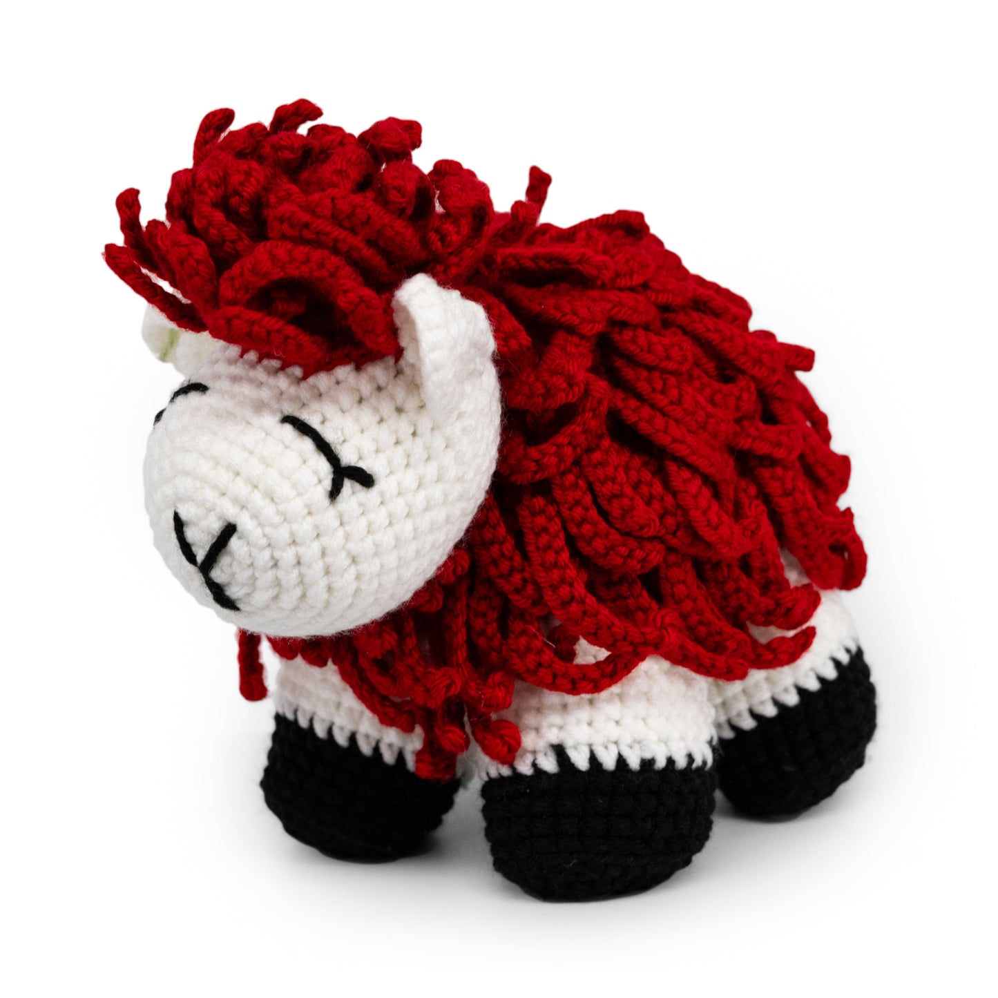 Crocheted Sheep Stuffed Animal | DiAnna Larson - BuyNebraska.com ~ Blessings Grow Meadows