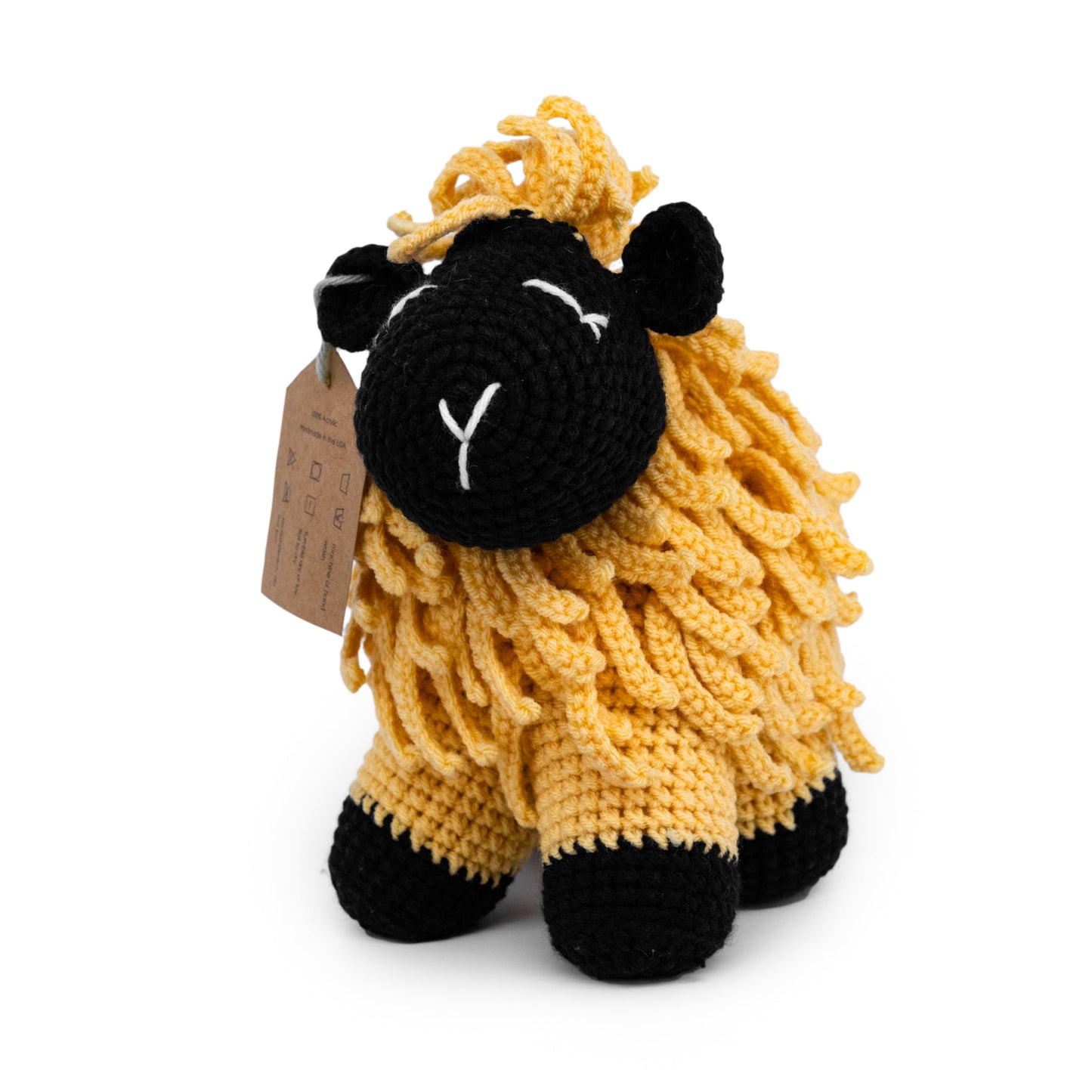 Crocheted Sheep Stuffed Animal | DiAnna Larson - BuyNebraska.com ~ Blessings Grow Meadows
