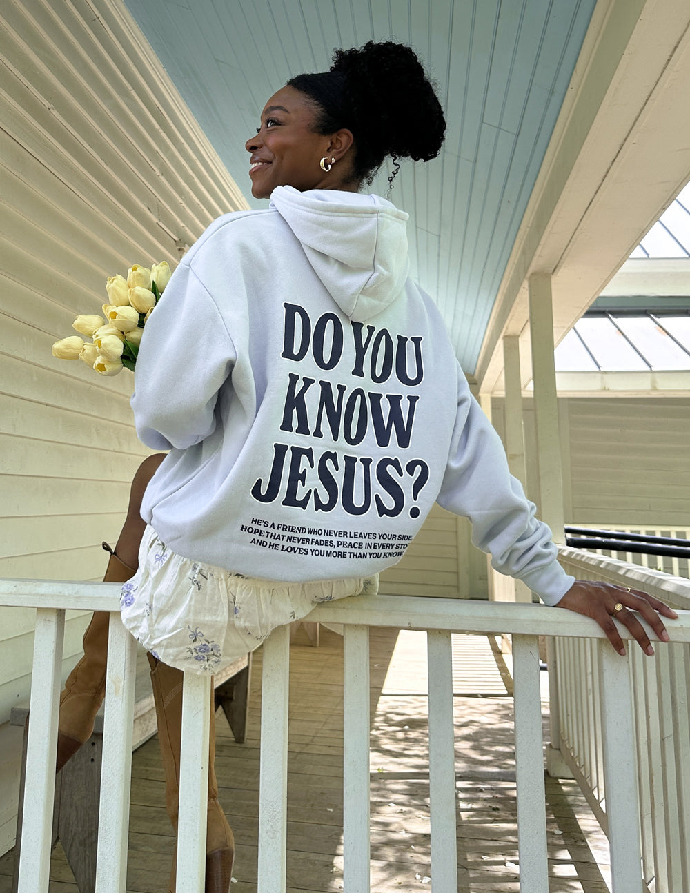 Do You Know Jesus Unisex Hoodie - Blessings Grow Meadows