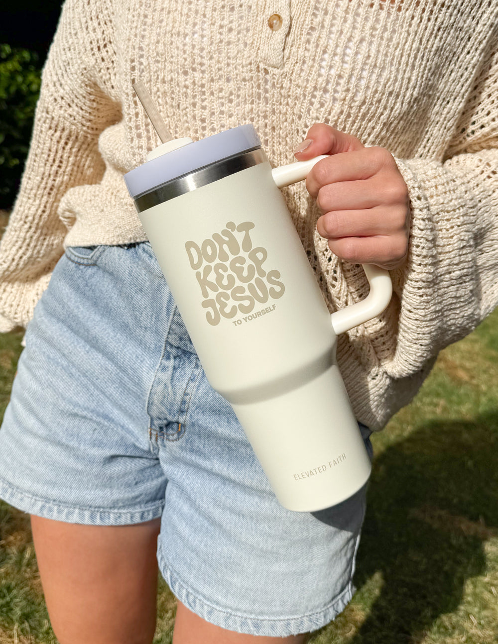Don't Keep Jesus to Yourself 40 oz Tumbler - Blessings Grow Meadows
