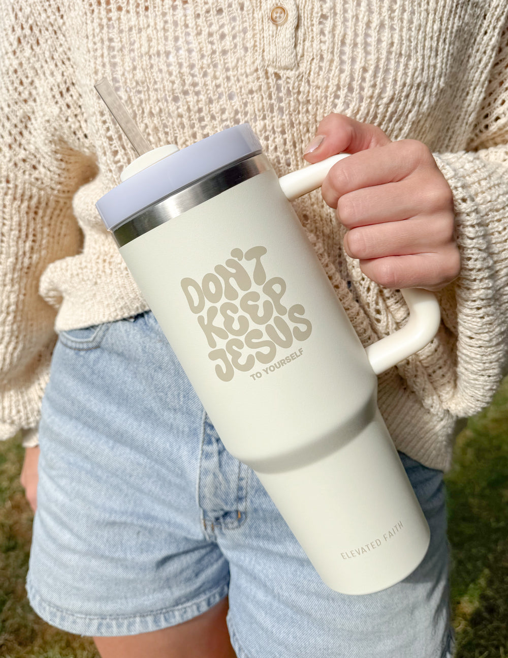 Don't Keep Jesus to Yourself 40 oz Tumbler - Blessings Grow Meadows