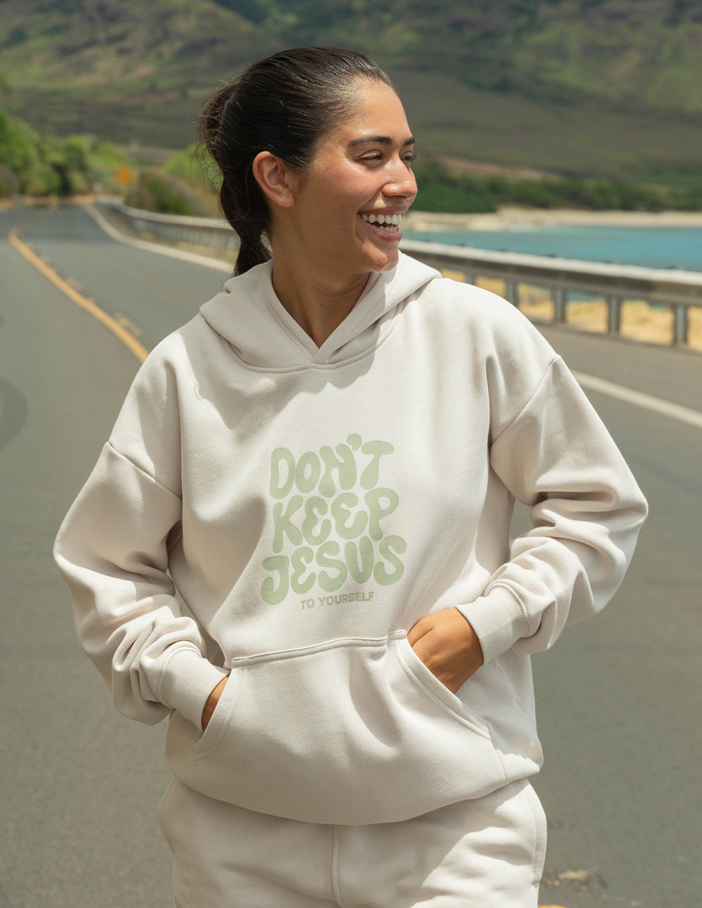Don't Keep Jesus to Yourself Unisex Hoodie - Blessings Grow Meadows