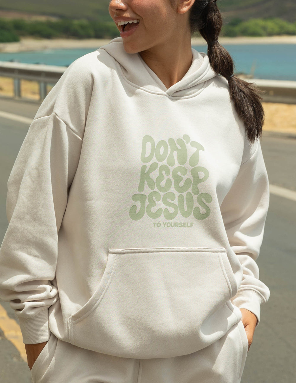 Don't Keep Jesus to Yourself Unisex Hoodie - Blessings Grow Meadows