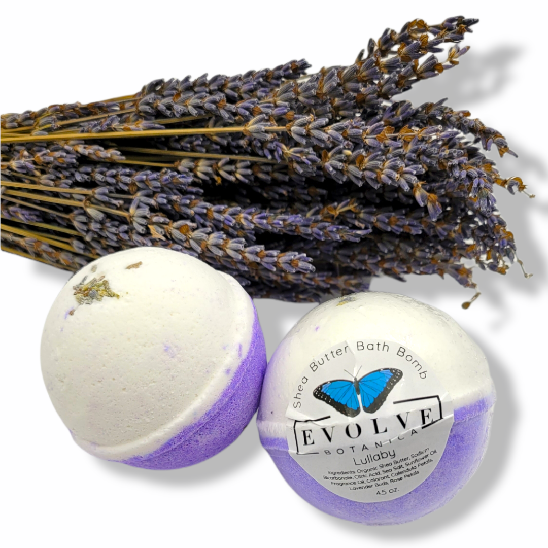 Bath Bomb - Lullaby - Evolve Botanica ~ Blessings Grow Meadows