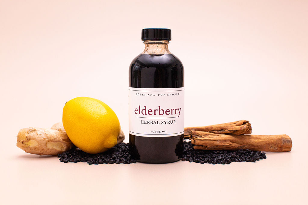 Elderberry Herbal Syrup - Blessings Grow Meadows -