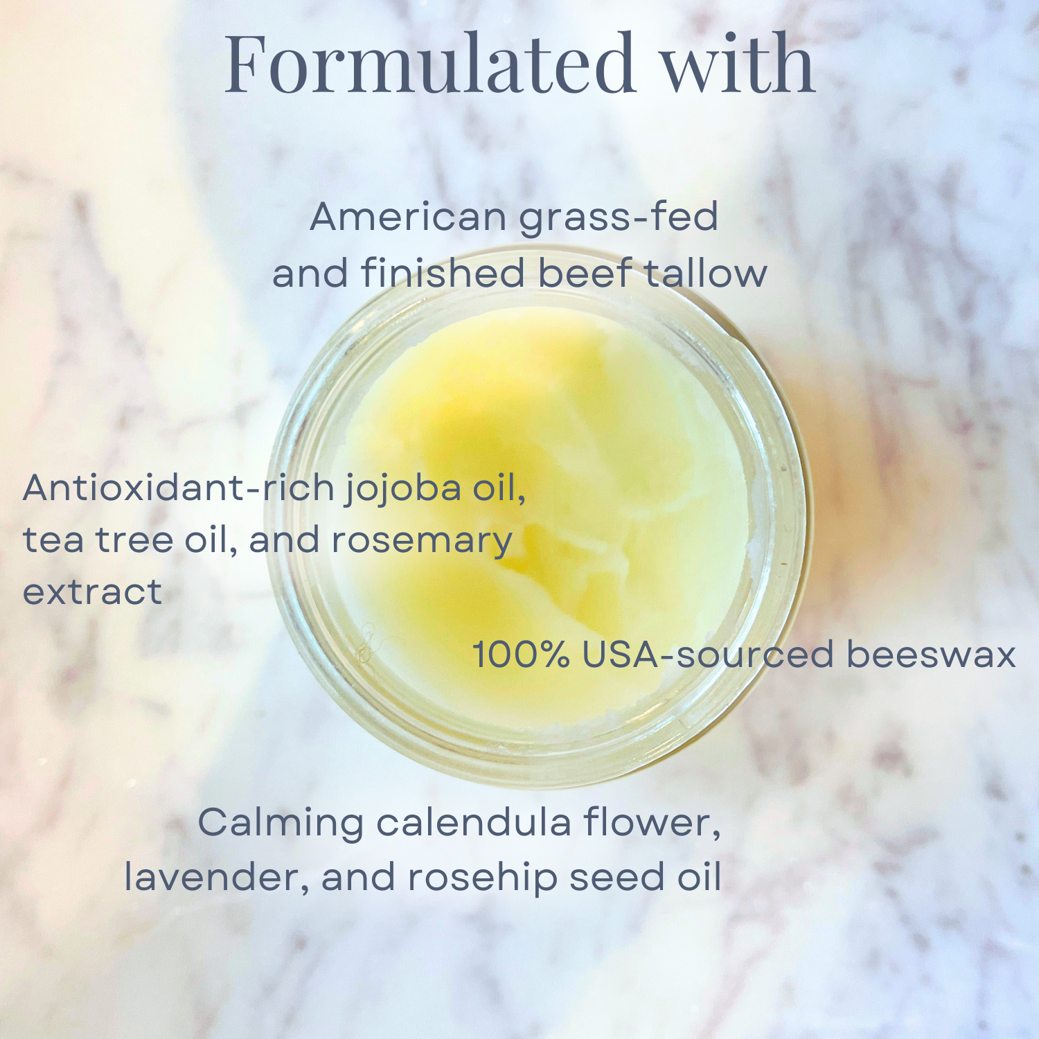 Essential Balm with Infused Calendula - Blessings Grow Meadows