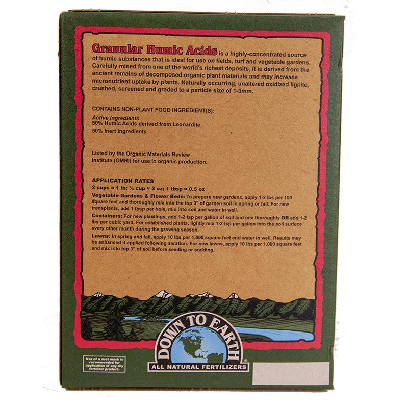 Humic Acids, Granular (5 lb Box) - Blessings Grow Meadows