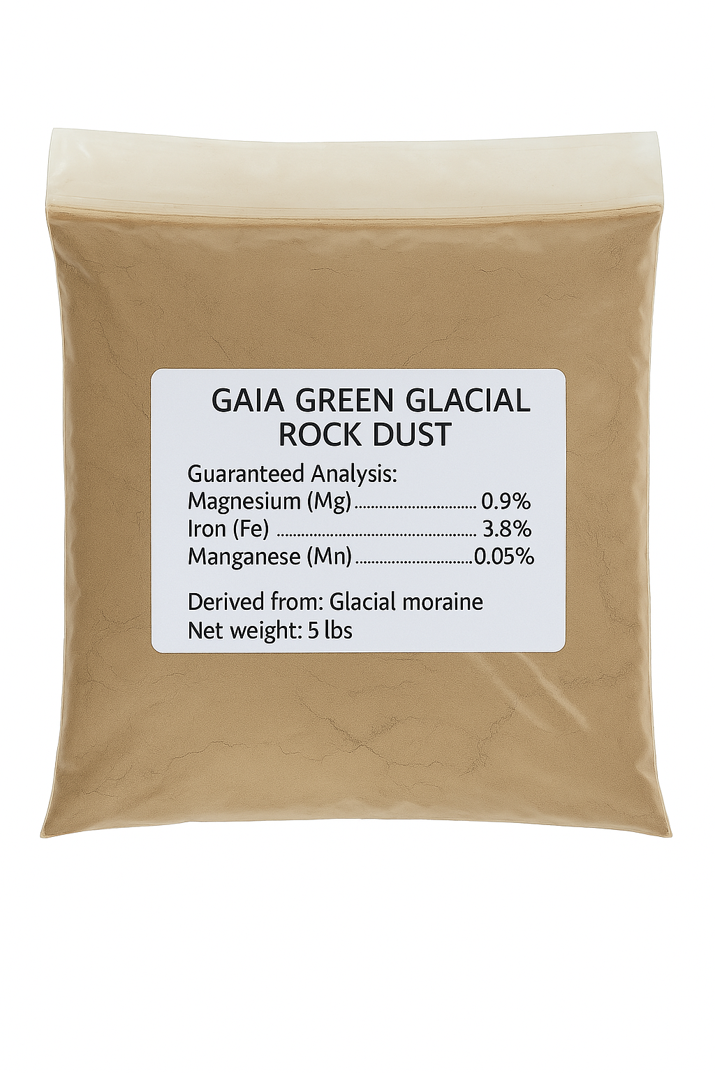 Gaia Green Glacial Rock Dust (5 lb bag) - Blessings Grow Meadows