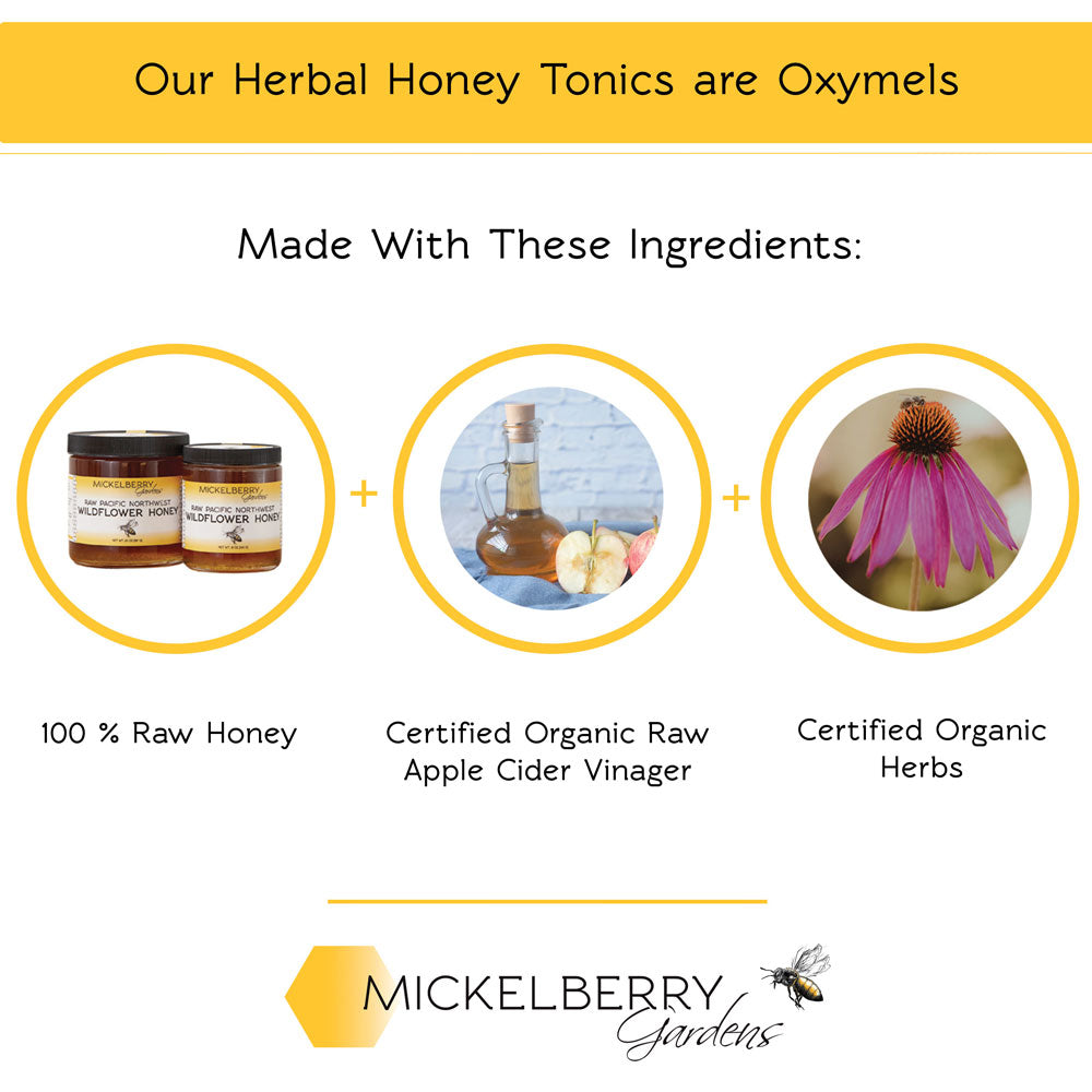 Fire Cider Honey Tonic - Mickelberry Gardens ~ Blessings Grow Meadows