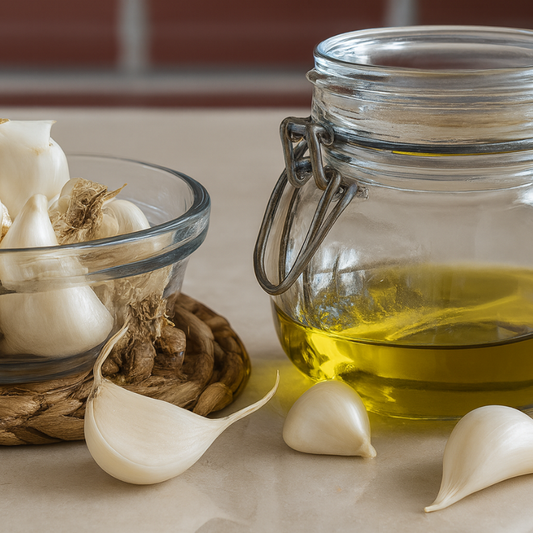 California Late White Garlic (lb) - Blessings Grow Meadows