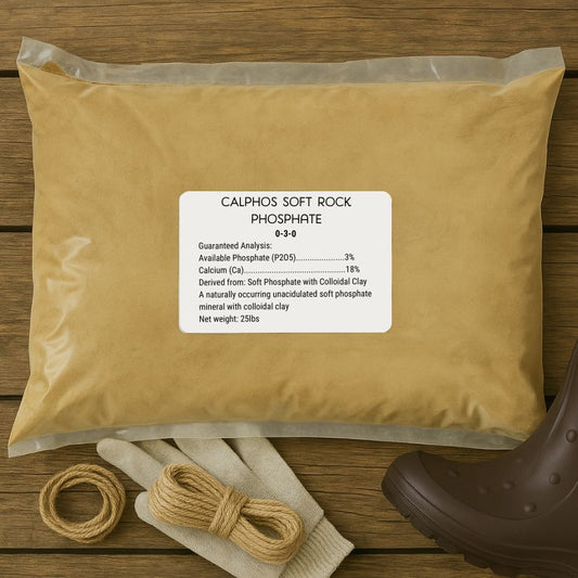 Calphos Soft Rock Phosphate (25 lb bag) - Blessings Grow Meadows